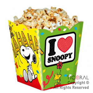 SNOOPY CAJITA POCHOCLERA X 6 UNIDADES